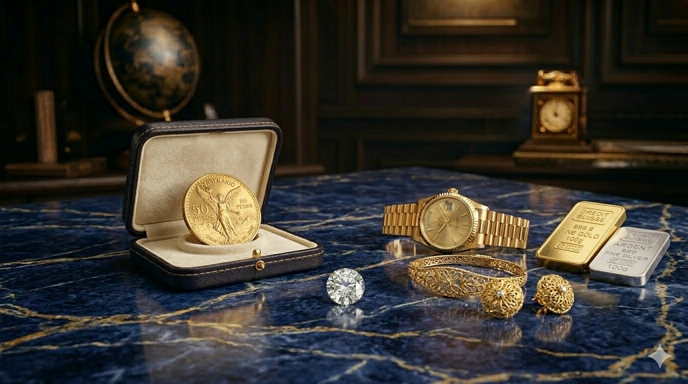 Lingotes de oro y plata — Casa de Valor